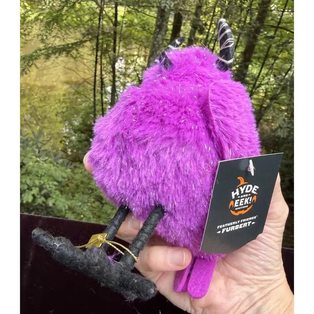 Target Halloween Featherly Friends Bird Hyde & Eek Furbert Purple Monster New!!